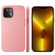 iPhone 13 Lamb Grain PU Back Cover Phone Case - Pink