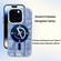 iPhone 13 Navigation Series Matte Texture TPU + PC Magnetic Phone Case - Blue
