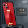 iPhone 13 SULADA Cool Series PC + Leather Texture Skin Feel Shockproof Phone Case  - Red