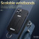iPhone 13 SULADA Cool Series PC + Leather Texture Skin Feel Shockproof Phone Case  - Black