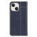 iPhone 13 GEBEI Top-grain Horizontal Flip Leather Phone Case - Blue
