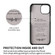iPhone 13 Fierre Shann Oil Wax Texture Genuine Leather Back Cover Case with 360 Degree Rotation Holder & Card Slot - Black
