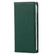 iPhone 13 Litchi Texture Genuine Leather Phone Case With Lanyard & Holder & Card Slots & Wallet - Dark Green