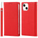 iPhone 13 Litchi Texture Genuine Leather Phone Case With Lanyard & Holder & Card Slots & Wallet - Red
