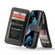 iPhone 13 CaseMe 007 Multifunctional Detachable Billfold Phone Leather Case - Black
