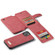 iPhone 13 CaseMe 007 Multifunctional Detachable Billfold Phone Leather Case - Red