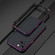 iPhone 13 Aurora Series Lens Protector + Metal Frame Protective Case - Black Purple