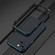 iPhone 13 Aurora Series Lens Protector + Metal Frame Protective Case - Black Blue