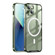 iPhone 13 MagSafe Frosted Metal Phone Case - Green