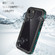 iPhone 13 RedPepper Transparent Dot Shockproof Waterproof PC + TPU Protective Case  - Blue