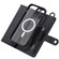 iPhone 13 ViLi GHB Series MagSafe Magnetic Zipper Leather Phone Case - Black