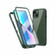 iPhone 13 Wintory Integrated PC Transparent Phone Case - Green