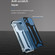 iPhone 13 R-JUST Shockproof Armor Metal Protective Case - Blue
