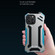 iPhone 13 R-JUST Shockproof Armor Metal Protective Case - Blue