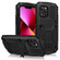iPhone 13 R-JUST Shockproof Waterproof Dust-proof Metal + Silicone Protective Case with Holder - Black