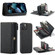 iPhone 13 CaseMe-018 Detachable Multifunctional Horizontal Flip Leather Case with Card Slot & Holder & Zipper Wallet & Photo Frame - Black