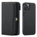 iPhone 13 CaseMe-018 Detachable Multifunctional Horizontal Flip Leather Case with Card Slot & Holder & Zipper Wallet & Photo Frame - Black