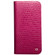 iPhone 13 QIALINO Small Crocodile Texture Horizontal Flip Leather Case with Holder & Card Slots & Wallet - Rose Red