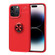 iPhone 15 Pro Max Metal Ring Holder TPU Phone Case - Red