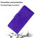 iPhone 15 Pro Max Skin Feel Pure Color Flip Leather Phone Case - Purple