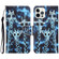 iPhone 15 Pro Max Colored Drawing Leather Phone Case - Giraffes