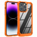 iPhone 15 Pro Max TPU + PC Lens Protection Phone Case - Orange