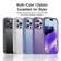 iPhone 15 Pro Max iPAKY YG Series Transparent PC+TPU Phone Case - Transparent Black