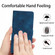 iPhone 15 Pro Max Flower Butterfly Embossing Pattern Leather Phone Case - Blue