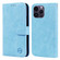 iPhone 15 Pro Max Skin Feeling Oil Leather Texture PU + TPU Phone Case - Light Blue