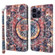 iPhone 15 Pro Max 3D Painted Leather Phone Case - Colorful Mandala