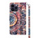 iPhone 15 Pro Max 3D Painted Leather Phone Case - Colorful Mandala