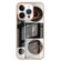 iPhone 15 Pro Max Electroplating Marble Dual-side IMD Phone Case - Retro Radio