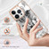 iPhone 15 Pro Max Electroplating Marble Dual-side IMD Phone Case - Totem Elephant