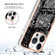 iPhone 15 Pro Electroplating Marble Dual-side IMD Phone Case - Equation