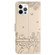 iPhone 15 Pro Max Cat Embossing Pattern Leather Phone Case with Lanyard - Beige