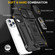 iPhone 15 Pro Max Armor PC + TPU Camera Shield Phone Case - Black