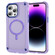 iPhone 15 Pro Max Skin Feel TPU + PC MagSafe Magnetic Phone Case - Transparent Purple