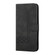 iPhone 15 Pro Max Cubic Skin Feel Flip Leather Phone Case - Black