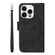 iPhone 15 Pro Max BETOPNICE Dual-side Buckle Leather Phone Case - Black