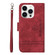 iPhone 15 Pro Max BETOPNICE Dual-side Buckle Leather Phone Case - Red