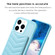 iPhone 15 Pro Max BF26 Wave Pattern Card Bag Holder Phone Case - Blue