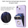 iPhone 15 Pro Max BF29 Organ Card Bag Ring Holder Phone Case - Purple