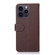 iPhone 15 Pro Max KHAZNEH Litchi Texture Leather RFID Phone Case - Brown