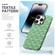 iPhone 15 Pro Max Textile Texture Matte Ultra-thin Phone Case - Light Green