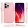 iPhone 15 Pro Two-color Shockproof High Transparency TPU Phone Case - Pink