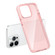 iPhone 15 Pro Two-color Shockproof High Transparency TPU Phone Case - Pink