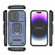 iPhone 15 Pro Sliding Camshield TPU + PC Shockproof Phone Case with Holder - Blue
