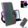 iPhone 15 Pro Colorful Magnetic Buckle Leather Phone Case - Silver