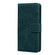 iPhone 15 Pro Skin Feel Pure Color Flip Leather Phone Case - Green