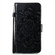 iPhone 15 Pro Sun Mandala Embossing Leather Phone Case - Black